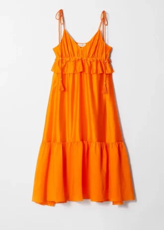 Midikleid mit Trägern