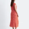 Midikleid mit U-Boot-Ausschnitt