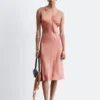 Midikleid mit V-Ausschnitt