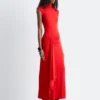 Midikleid mit Wickelausschnitt