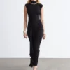 Midikleid mit Wickelausschnitt