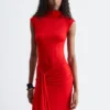 Midikleid mit Wickelausschnitt