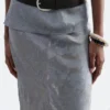 Midiröcke aus Viskose-Seiden-Jacquard