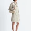 Mini-Hemdkleid mit Bindegürtel