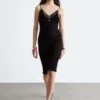 Mini-Kleid aus Rippstrick