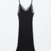 Mini-Kleid aus Rippstrick