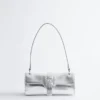 Mini-Leder-Schultertasche