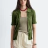 Mini-Shorts mit Jacquard-Spitze