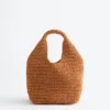 Mini-Tragetasche aus Papierstroh