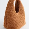 Mini-Tragetasche aus Papierstroh