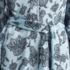 Mini-Wickelkleid mit Blumenmuster
