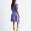 Minikleid mit Schleifenausschnitt