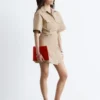 Minikleid mit Wickelausschnitt