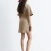 Minikleid mit Wickelausschnitt