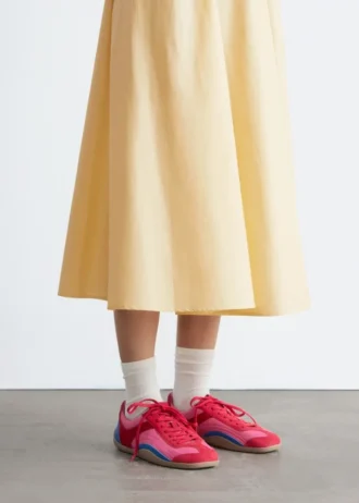 Minimalistische Ledersneaker