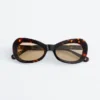 Ovale Cat-Eye-Sonnenbrille