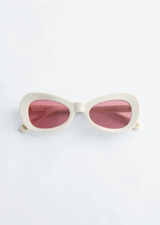 Ovale Cat-Eye-Sonnenbrille
