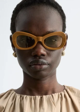 Ovale Cat-Eye-Sonnenbrille