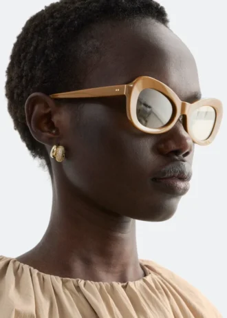 Ovale Cat-Eye-Sonnenbrille