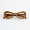 Ovale Cat-Eye-Sonnenbrille