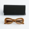 Ovale Cat-Eye-Sonnenbrille