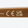 Ovale Cat-Eye-Sonnenbrille