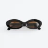 Ovale Sonnenbrille