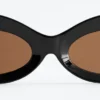 Ovale Sonnenbrille