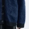 Oversized-Cardigan aus Mohair-Mischung