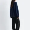 Oversized-Cardigan aus Mohair-Mischung