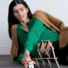 Oversized-Cardigan aus Mohair-Mischung