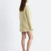 Oversized-Cardigan im Polo-Stil