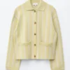 Oversized-Cardigan im Polo-Stil