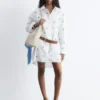 Oversized-Hemd-Minikleid
