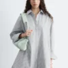 Oversized-Hemd-Minikleid