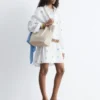 Oversized-Hemd-Minikleid