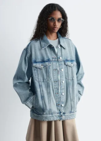 Oversized-Jeansjacke