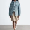 Oversized-Jeansjacke