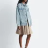 Oversized-Jeansjacke