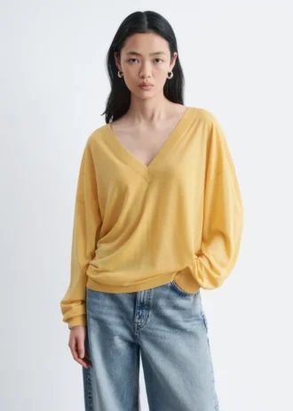 Oversized-Pullover aus Merinowolle