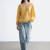 Oversized-Pullover aus Merinowolle