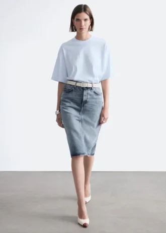 Oversized-T-Shirt aus Baumwolle