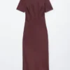 Paisley-Maxikleid aus Viskose