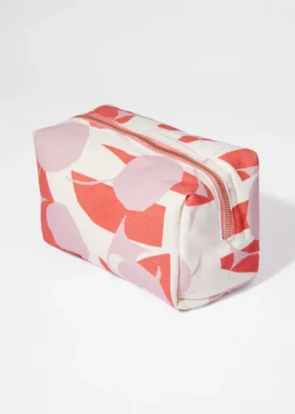 Pink Noon Canvas-Kosmetiktasche
