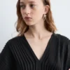 Plissiertes Dolman-Midikleid
