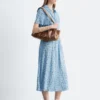 Plissiertes Hemdkleid