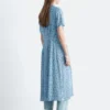 Plissiertes Hemdkleid