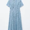 Plissiertes Hemdkleid