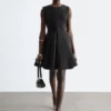 Plissiertes Minikleid