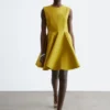 Plissiertes Minikleid